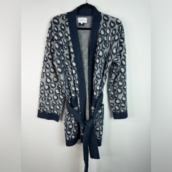 Current / Elliott The Rick Cardigan in Brushed Leopard 1 or Small - Picture 4 of 10